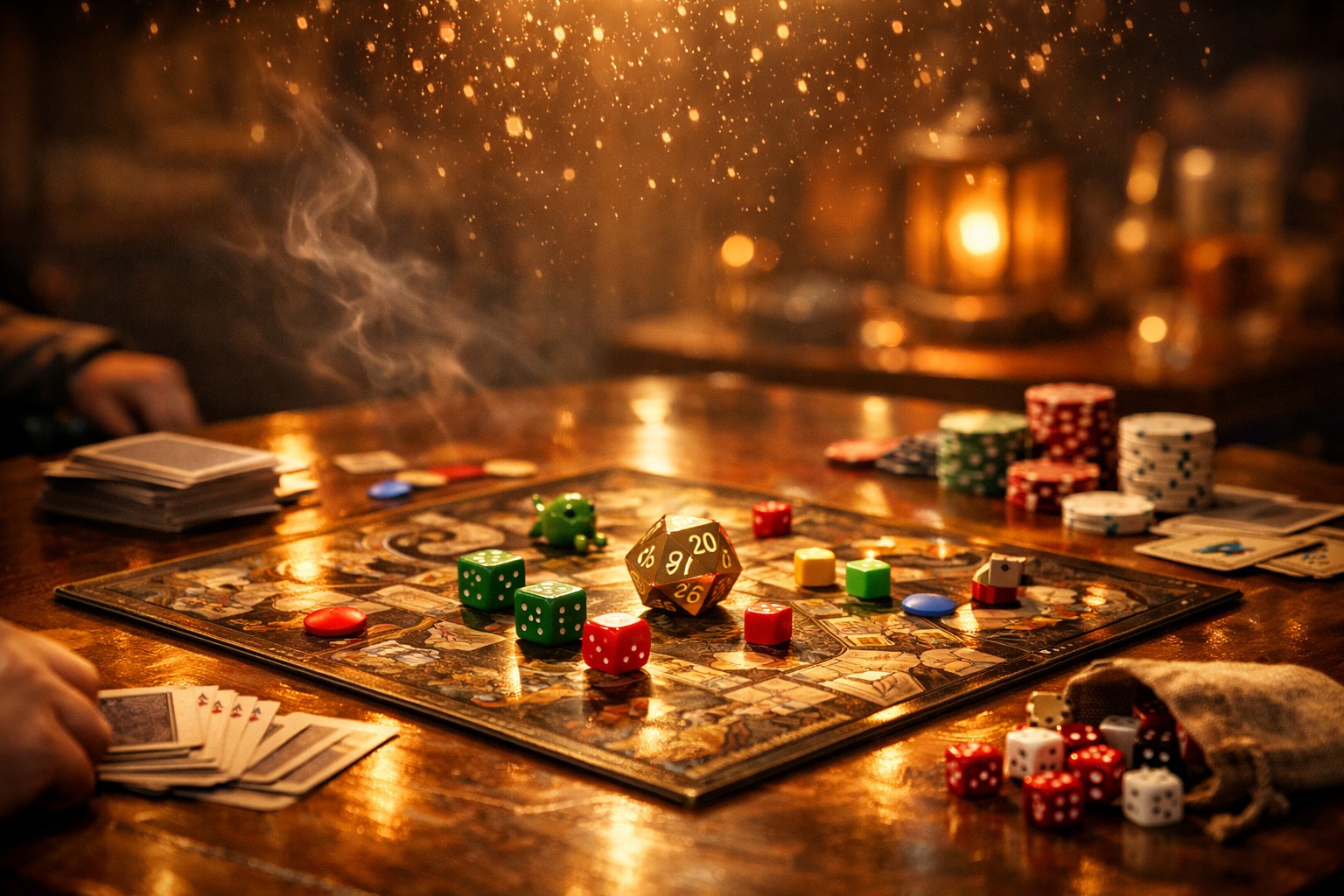 настольные игры для семьи и компании за столом